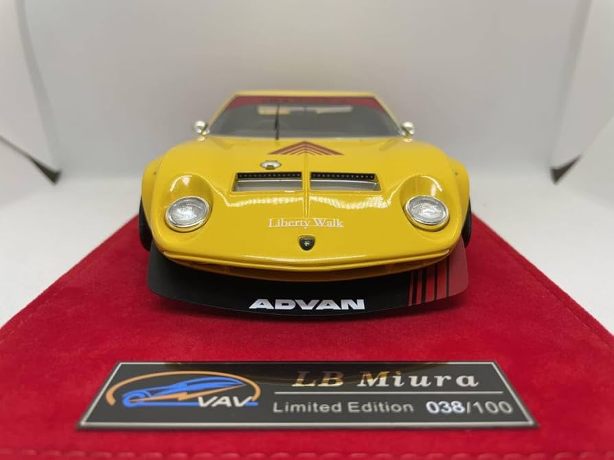 VAV 1/18 ランボルギーニ ミウラ LB ADVAN Amazon | VAV 1/18 ランボルギーニ ミウラ Lamborghini Miura LB